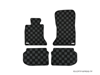 P2M BMW F10 5-SERIES SEDAN (2010-17)  RACE FLOOR MATS : DARK GREY (FRONT/REAR)