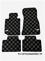 P2M BMW G20 /G80 3-SERIES (2019-24) 4D RACE FLOOR MATS : DARK GREY (FRONT/REAR)