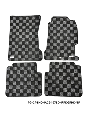 [RHD] P2M HONDA ACCORD 1994-97 (SEDAN/COUPE)  RACE FLOOR MATS : DARK GREY