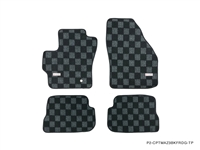 P2M MAZDA 3 / MAZDASPEED 3 2007-09 (BK) RACE FLOOR MATS : DARK GREY