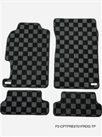 P2M HONDA PRELUDE (BB6) 1997-01 RACE FLOOR MATS : DARK GREY