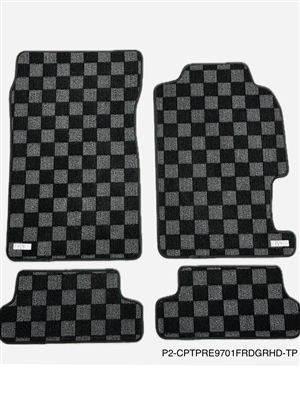 [RHD] P2M HONDA PRELUDE (BB6) 1997-01 RACE FLOOR MATS : DARK GREY