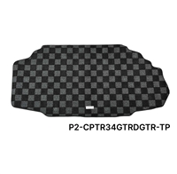 P2M R34 SKYLINE GTR (JDM RHD) RACE TRUNK MAT : DARK GREY