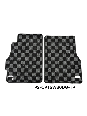 P2M MR-2 / MRS (SW30) 2000-05  RACE FLOOR MATS : DARK GREY