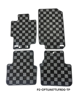 P2M ACURA TL (UA6/UA7) 2004-08  RACE FLOOR MATS : DARK GREY