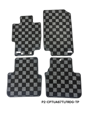 P2M ACURA TL (UA6/UA7) 2004-08  RACE FLOOR MATS : DARK GREY