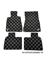 P2M LEXUS LS400 1990-95 (UFC10) FRONT + REAR RACE FLOOR MATS : DARK GREY