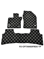 P2M TOYOTA PRIUS (XW60) 2023+ RACE FLOOR MATS : DARK GREY