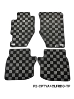 P2M ACURA CL COUPE 2000-03 (YA4)  RACE FLOOR MATS : DARK GREY