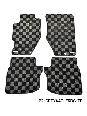 P2M ACURA CL COUPE 2000-03 (YA4)  RACE FLOOR MATS : DARK GREY