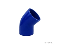 P2M 45 DEG HOSE : 2.25" ID - BLUE