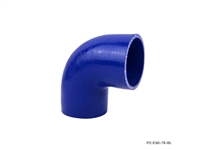 P2M 90 DEG HOSE : 2.25" ID - BLUE