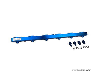 P2M NISSAN RB25DET BILLET ALUMINUM FUEL RAIL KIT - SIDE FEED