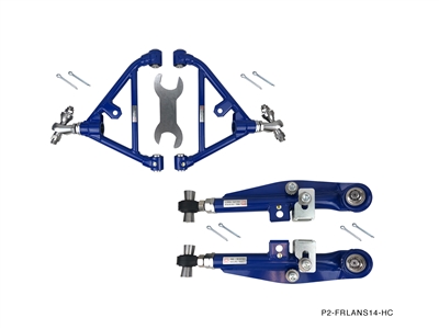 P2M COMBINATION : NISSAN S14 FRONT AND REAR LOWER CONTROL ARMS COMBO