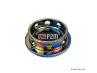 P2M ROUND NEO CHROME OIL CAP : NISSAN / HONDA