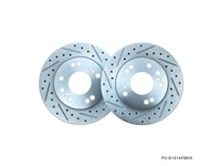 P2M NISSAN 1989-98 240SX FRONT BRAKE ROTORS