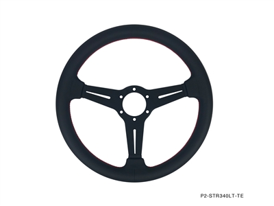 P2M COMPETITION STEERING WHEEL : 340MM STANDARD LEATHER