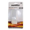 Sunlite 04036 E144, 4 Watt 120 Volt Max 7 Watt, Clear Rectangular Basic Night Light With On - Off Switch Incandescent Bulb