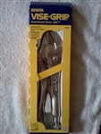 Irwin, 05EL5, 10" Vise Grip Curved Jaw Locking Pliers with Wire Cutter