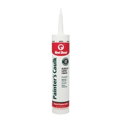 Red Devil, 0746, 10.1 OZ, White, Painters Caulk, Acrylic Latex, Interior or Exterior