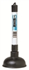 Harvey's, 090288, 4", Mighty Mini Sink Plunger, Force Cup, Black