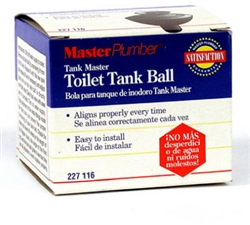 Master Plumber, 091457, Rubber, Water Master, Universal Size, FIT ALL Toilet Tank Ball