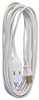 Ho Wah Kintron True Value, 09413ME, 12' 16/2 SPT-2, White, Polarized Cube Tap Extension Cord