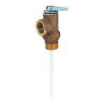 Watts Brass & Tubular, 100XL4-150, 3/4" Automatic Temperature And Pressure Relief Valve, 4" 150 PSI