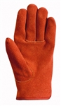 Wells Lamont, 1018L, Suede Work Gloves with Bucktan Cowhide Ball & Tape, Keystone Thumb, Large