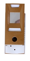 Lee Electric, 1028689G, Gold, Door Viewer And Non Electric Chime Combination, Chime Door Viewer