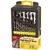 Ivy Classic, 10393, 21 Piece Set of Swift Bore Two Tone High Speed Steel Drill Set, 1/16" - 3/8"