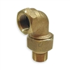 Everflow, 1-1/2" Brass Union Elbow and Nut and tailpiece for Radiator Valves with Ground Joint Union Connection - FIP x MIP