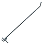 Tuff Stuff 11808 50 Single Pegboard Hooks 1/8" x 8" Zinc Plated
