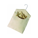 HOMZ LAUNDRY/SEYMOUR, 1220049, Clothespin Bag Khaki, Holds Over 100 Pins, 11" x 13"