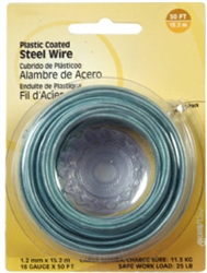 Anchor Wire, 123115, 50', 18 Gauge, Plastic Coated Wire, Multi Purpose Wire