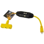 PCC, 12402, 2', 12/3 SJTW, The shock eliminator, Portable Ground Fault Circuit Interrupter Extension Cord