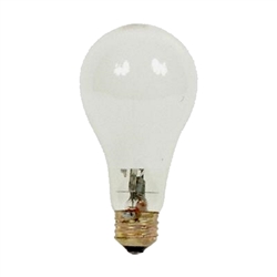 GE Lighting 12467 HR100DX38/A23 100 Watt White 3900K Coated A23 Medium Screw E26 Base Mercury Vapor Replacement Lamp