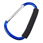 SE 1297A Extra Large 6" Snap Hook Carabiner Clip Hook Carry Handle with Soft Grip Accessory Assorted Colors