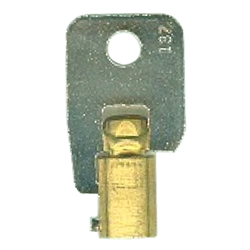 Jet 137B Brass Round Tubular Key Blank