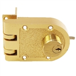 Guard Security 1404B Brass Jimmy Proof Deadlock Deadbolt Double Cylinder With Angle Strike And SE1 Keyway Boxed
