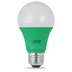 Feit Electric 14702 A19/G/10KLED 3.5 Watts LED Green Color A-Shape 11K Party Bulb Not Dimmable
