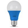 Feit Electric 14703 A19/B/10KLED 3.5 Watts LED Blue Color A-Shape 11K Party Bulb Not Dimmable