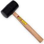 Ivy Classic, 15032, 32 OZ, Black Rubber Mallet, Hardwood Handle