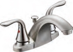 Aqua Plumb, 1554001, Polished Chrome Finish, 2 Lever Handle Bathroom Lavatory Faucet, With Pop Up