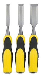 Stanley, 16-300, 3 - Piece Chisel Set, Ideal For Woodworking