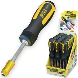 Ivy Classic, 17073, 10 Piece, Power Pro Grip, 9" Mega Magnetic Ratchet Screwdriver