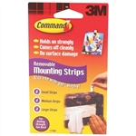 3M, 17200CL, 16 Pack, Replacement Adhesive Strips With Command Adhesive