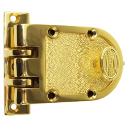 Progressive 1776/3 Grade 1 Jimmy Proof Deadlock Deadbolt Single Cylinder Lock Set, Polished Brass (US3)