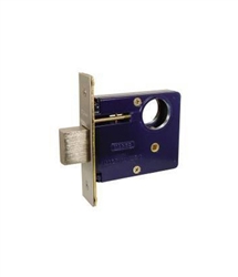 Marks, 2/26D, Series 2 Mortise Armored Deadlock Body Brass 2-1/2" BackSet Satin Chrome US26D, Mortise Lockset Lock Set