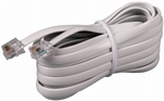 CONECT IT, 20-015WH, White, 15' Modular Line Phone Cord